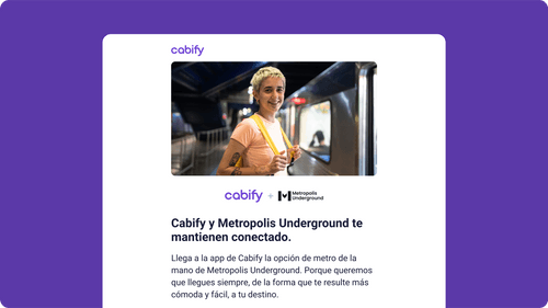 Ejemplo de Cobranding en email