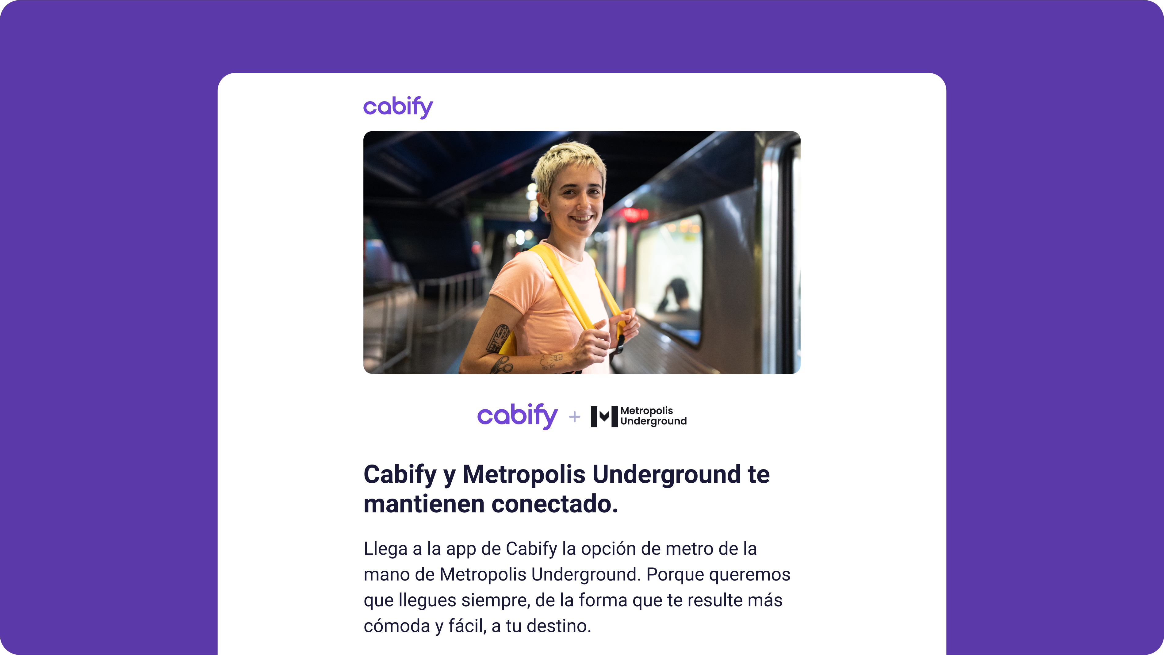 Ejemplo de Cobranding en email