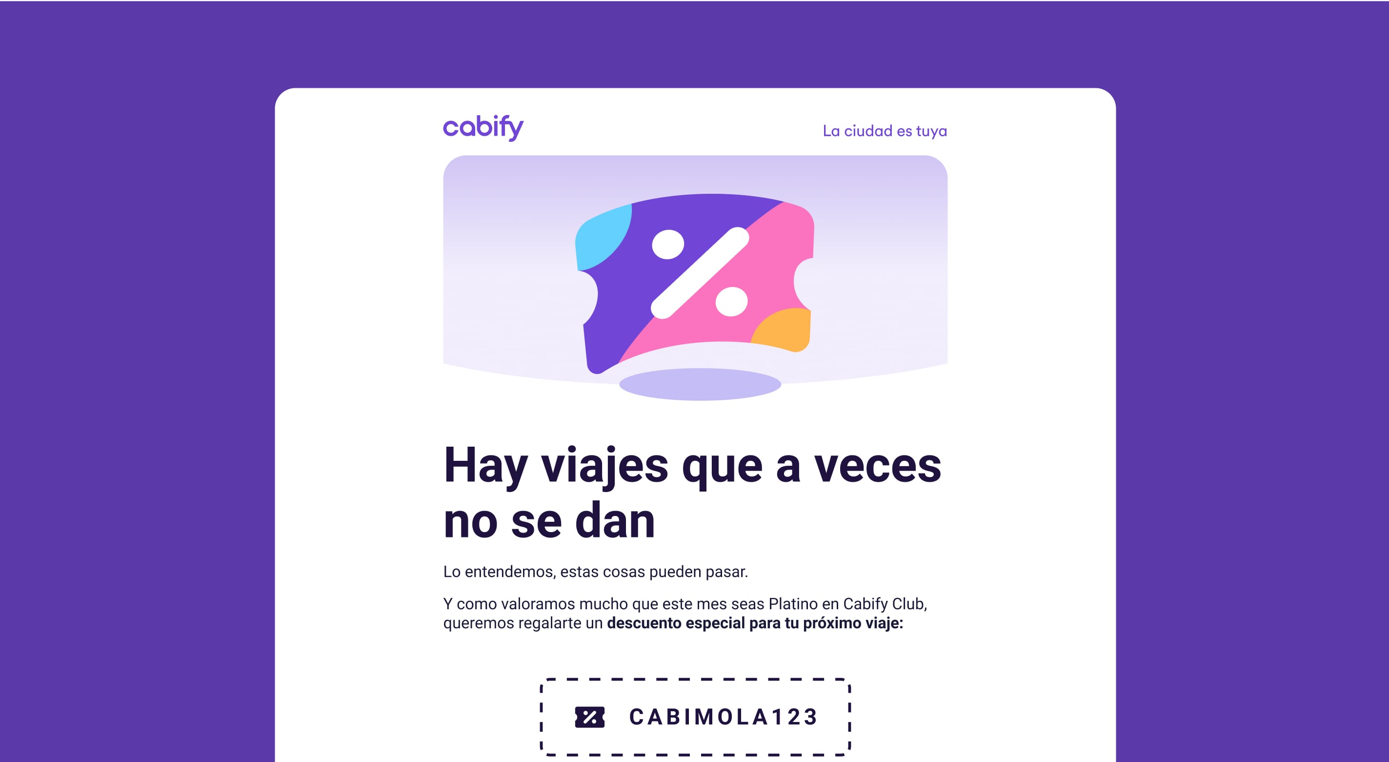 Ejemplo de uso en email